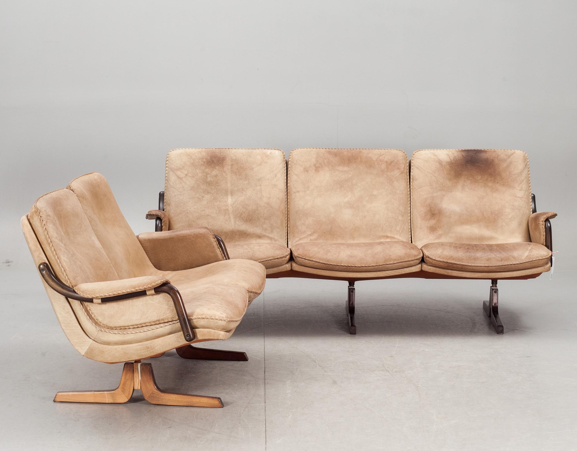 SOFFOR, 2 st. Danmark, 1970-tal.