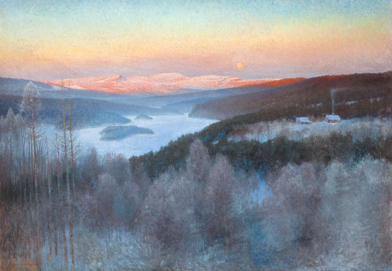 Anshelm Schultzberg, "Landskap i Jämtland" (Landscape from Jämtland).