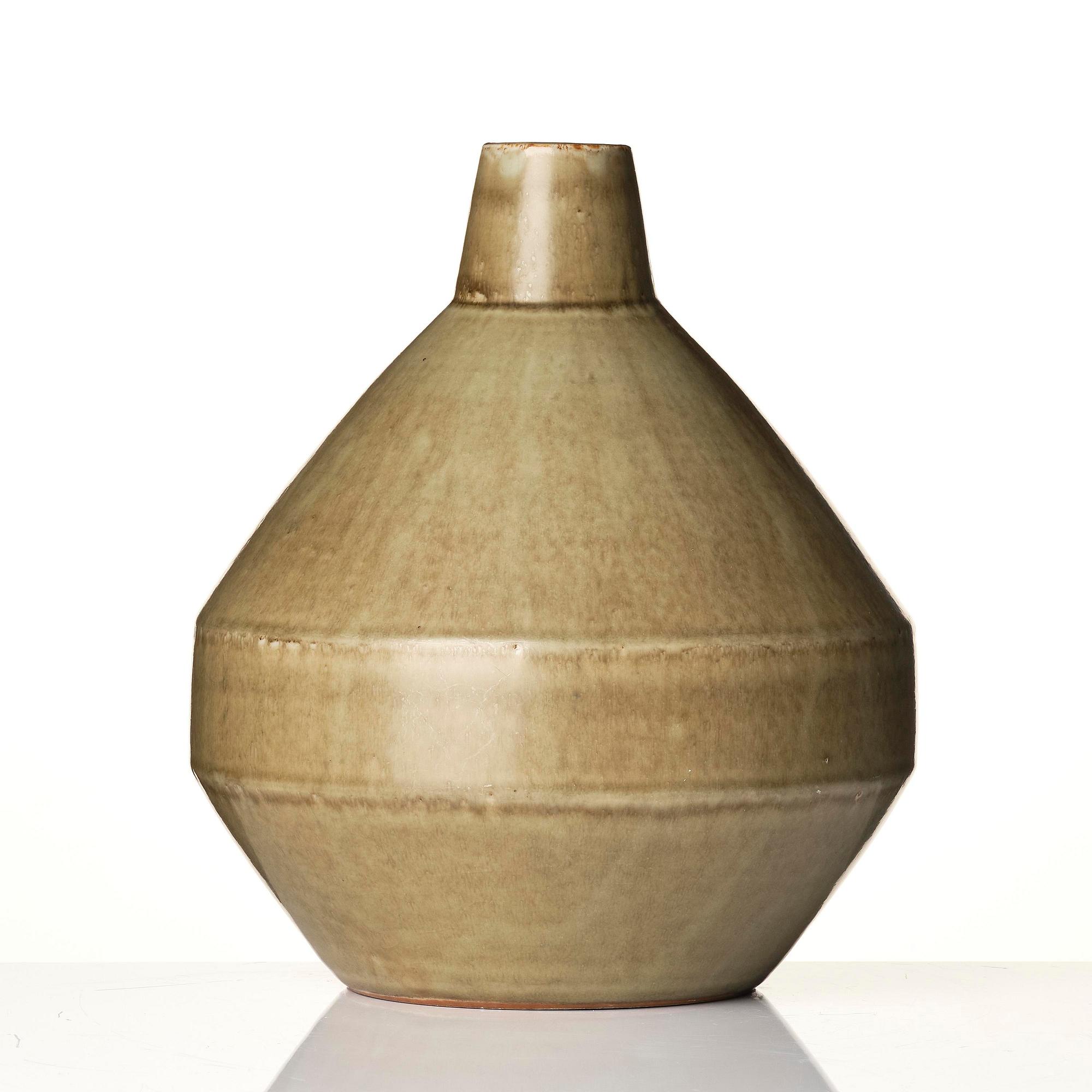 Carl-Harry Stålhane, a unique stoneware vase, Rörstrand, probably 1956.