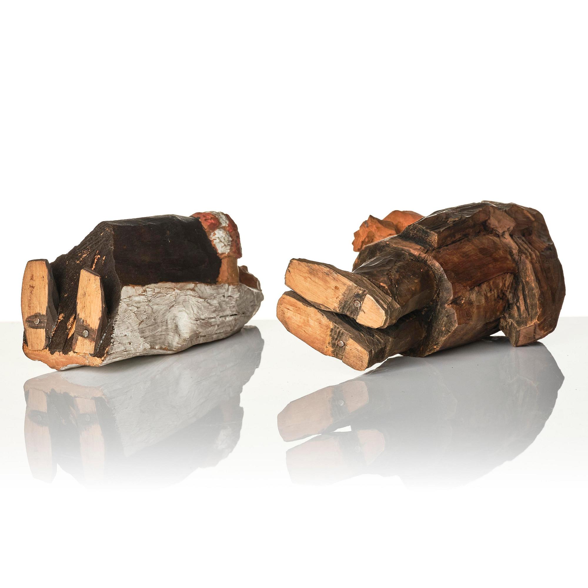 Axel Petersson Döderhultarn, "Bröllop" (The wedding) (7 pieces).