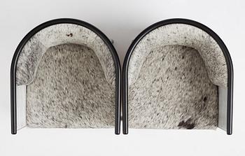 Mats Theselius, a pair of "Aluminiumfåtölj" armchairs, Källemo, Värnamo.