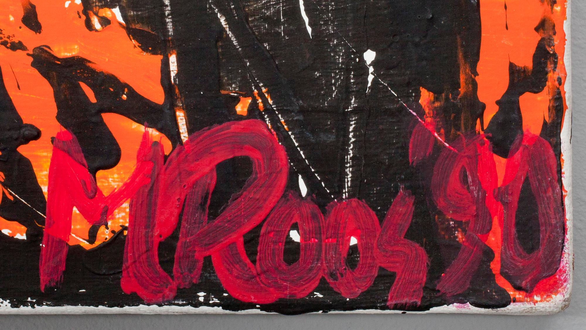 MATTS ROOS, akryl på duk, signerad och daterad -90.