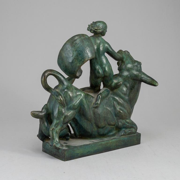 CARL MILLES, after, sculpture, bronze.