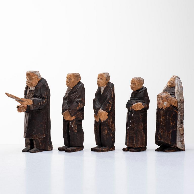 Axel Petersson Döderhultarn, "The Wedding" (5).