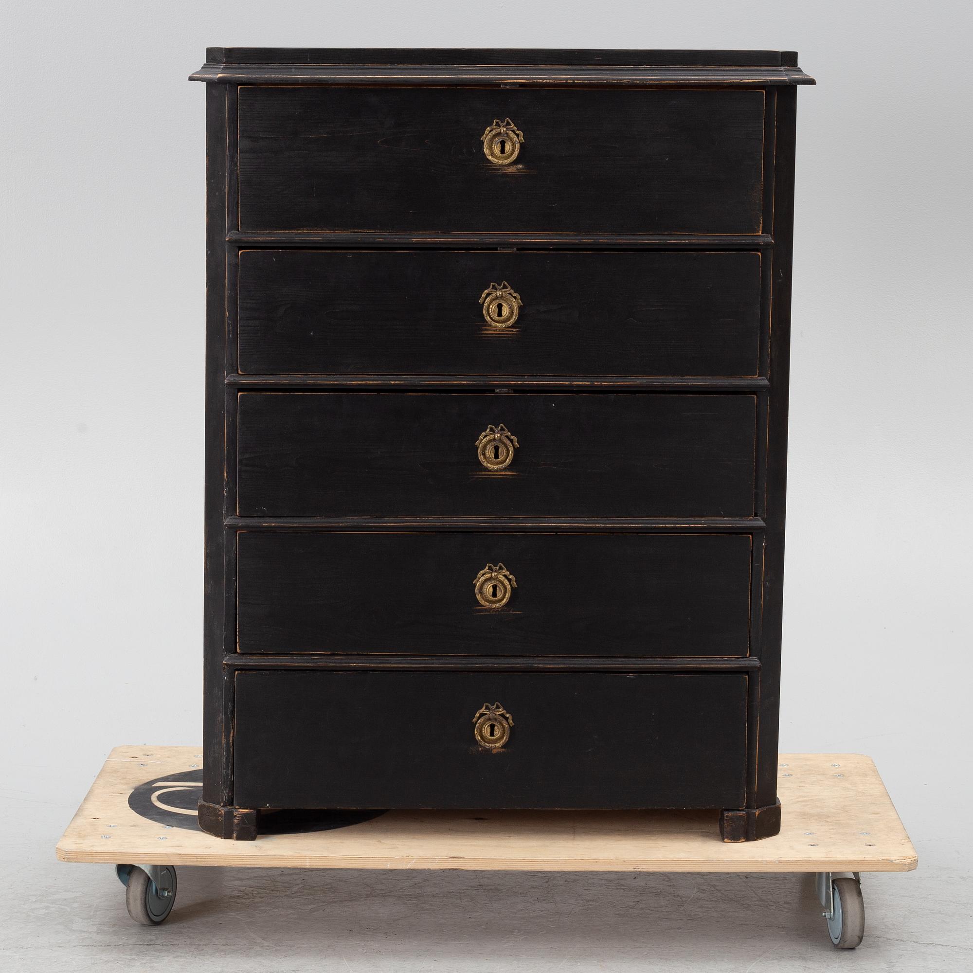 Byrå, omkring år 1900.