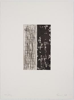 Günter Förg, "Four etchings".