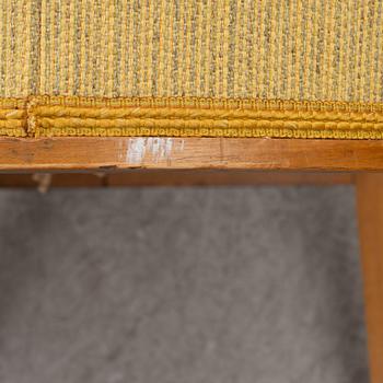 Josef Frank, a model 647 ottoman, Firma Svenskt Tenn, before 1985.