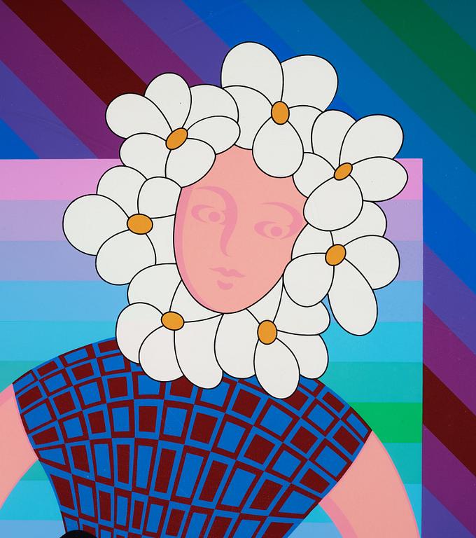 Victor Vasarely, silkscreen in colours, signed 69/275.