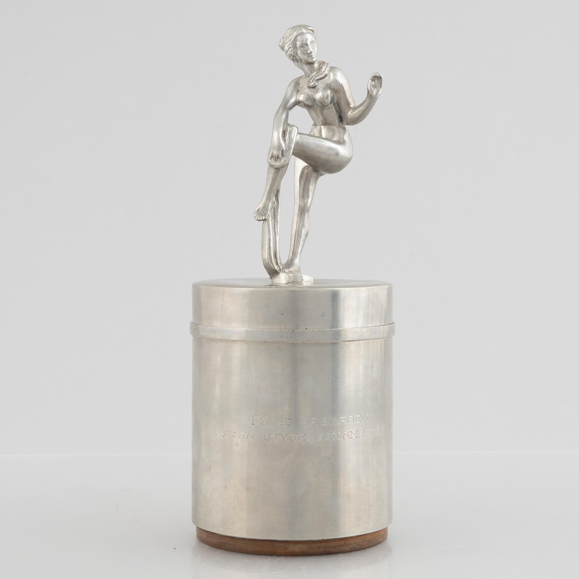 Pewter Jar, Athena, Ystad, 1936.