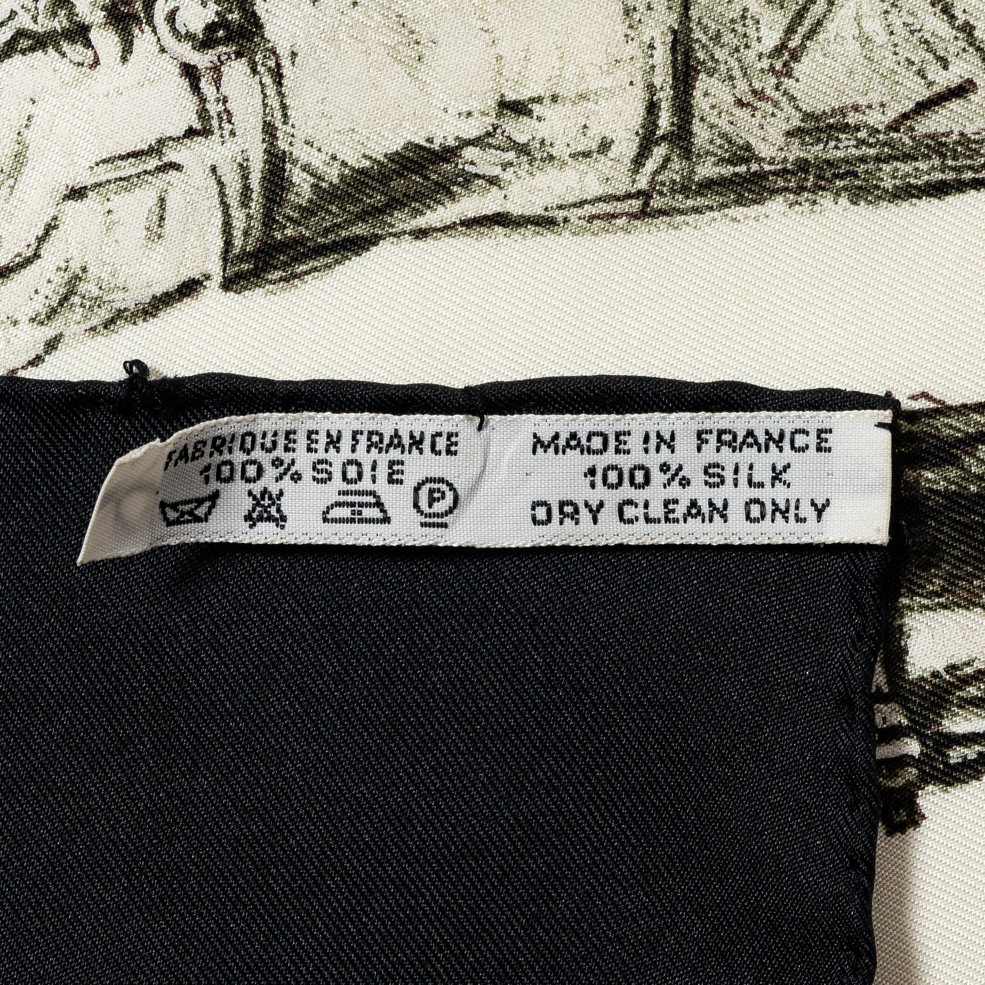 Hermès, scarf, "A Propos de Bottes".