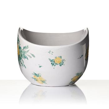 Björn Wiinblad, stor skål, glaserad keramik, Danmark, daterad 1977.