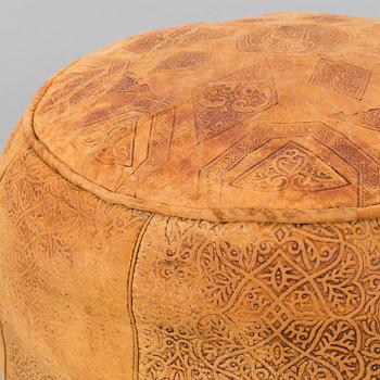 SITTPUFF, skinn. 1970-tal.