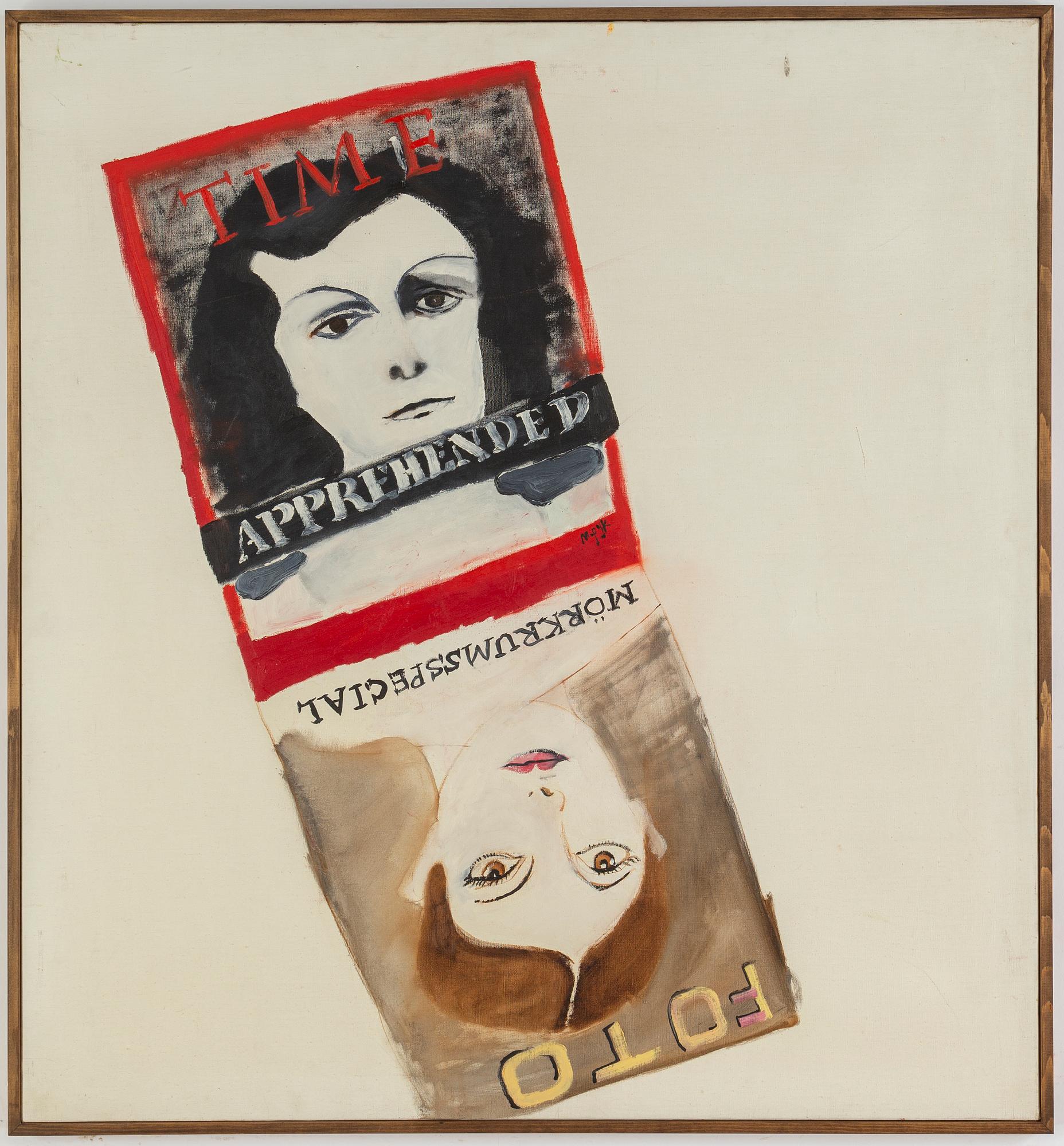 MADELEINE PYK, oil on canvas, signed.