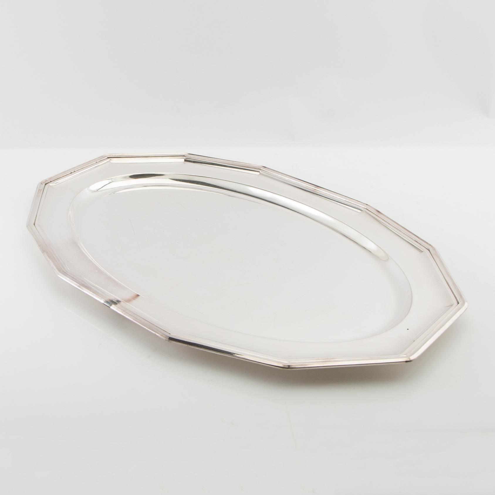 Serving dishes, 3 pieces, nickel silver, first half of the 20th century.
