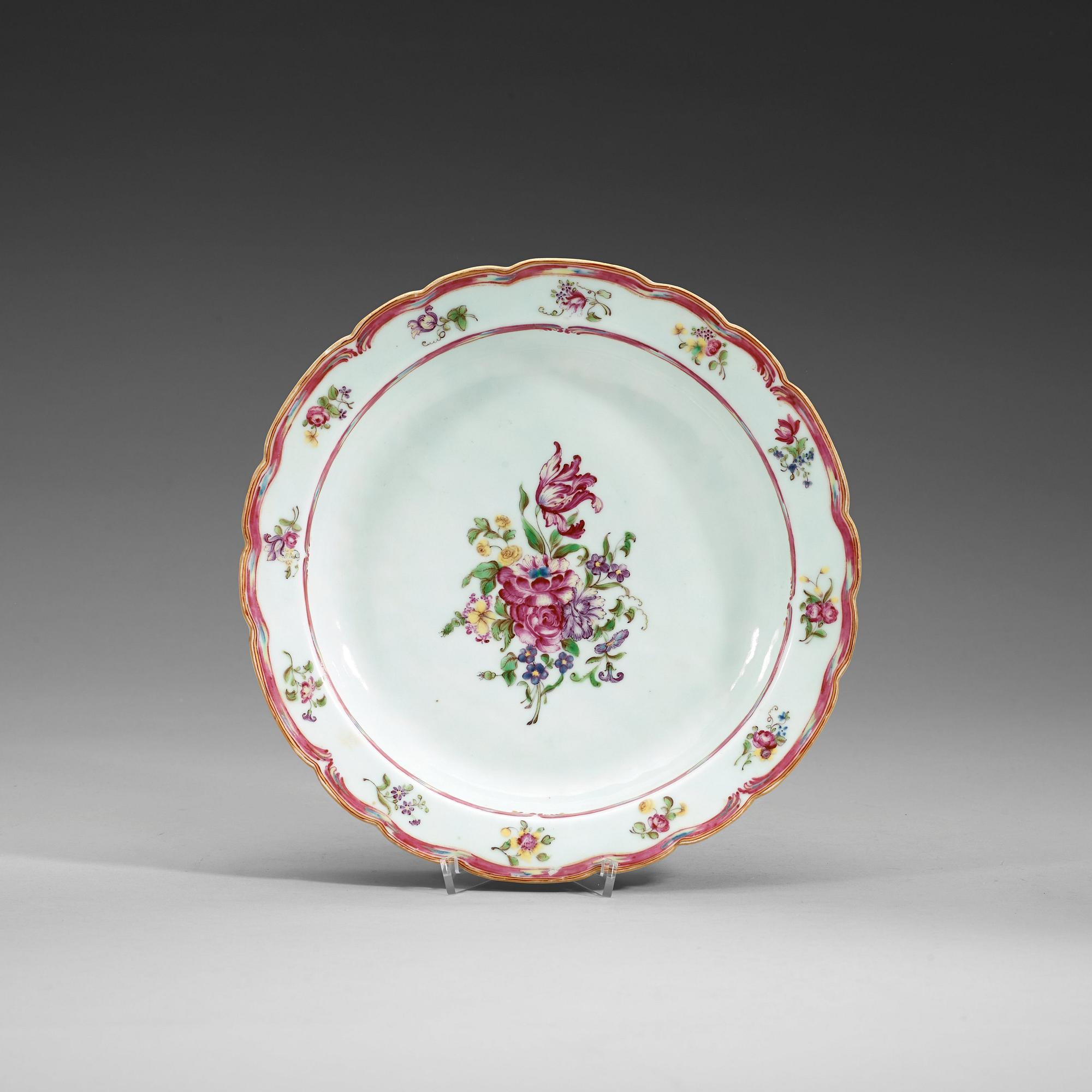 SKÅLFAT, kompaniporslin. Qingdynastin, Qianlong (1736-95).