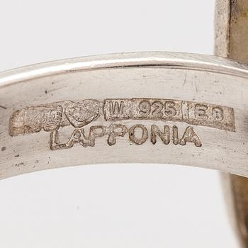 A sterling silver ring. Lapponia 1982.