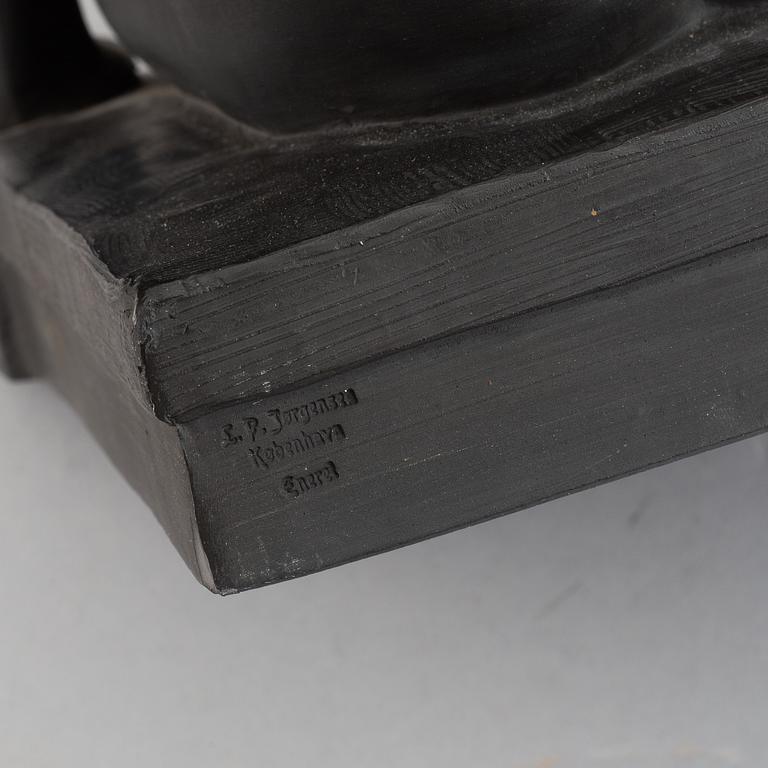 Per Hasselberg, efter. Sculptur, 'Grodan' ceramic, Jörgensen, Copenhagen, Denmark.