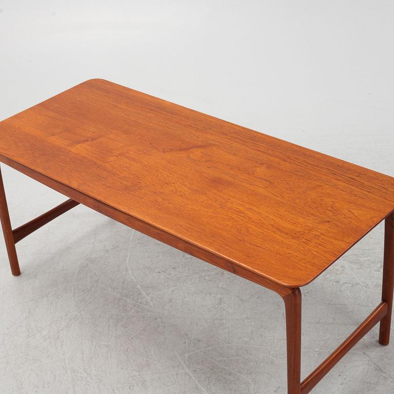 Peter Hvidt & Orla Mølgaard Nielsen,  a teak coffee table ,France Daverkosen, Denmark 1950s-60s.