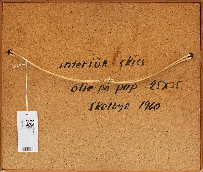 Poul Skelbye, "interior sketch".