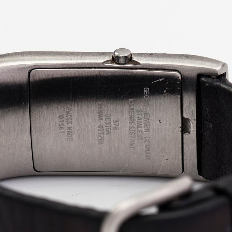 Georg Jensen, design Nanna Ditzel, armbandsur 22,5 mm.