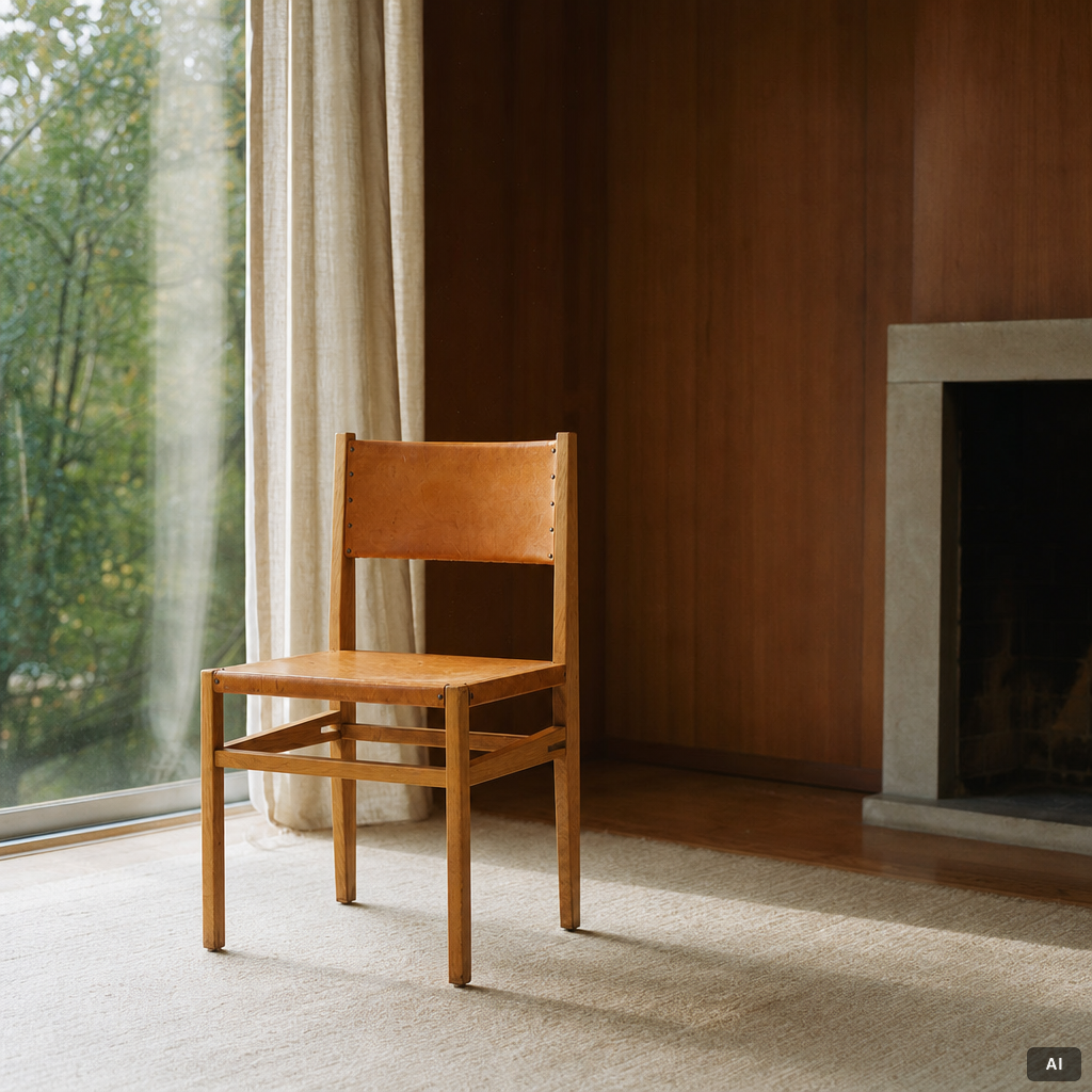 Evert Gentzell, four chairs, 1950's/60's.