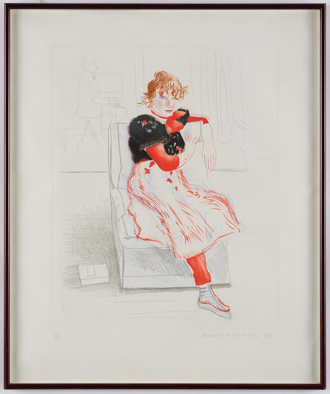 David Hockney, "Celia Observing".