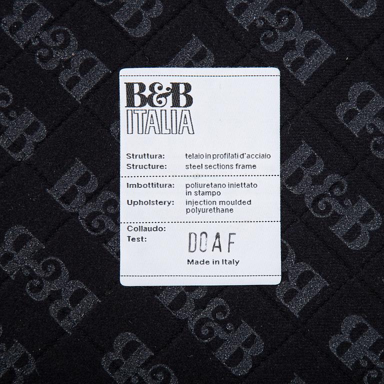 A Michel Club sofa by Antonio Citterio for B&B Italia, designed 2015.