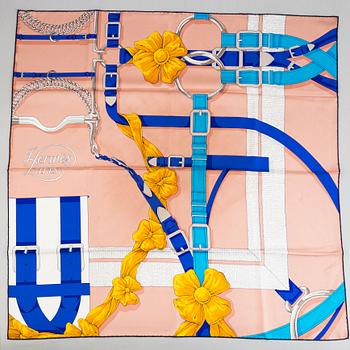 Hermès, a silk scarf.