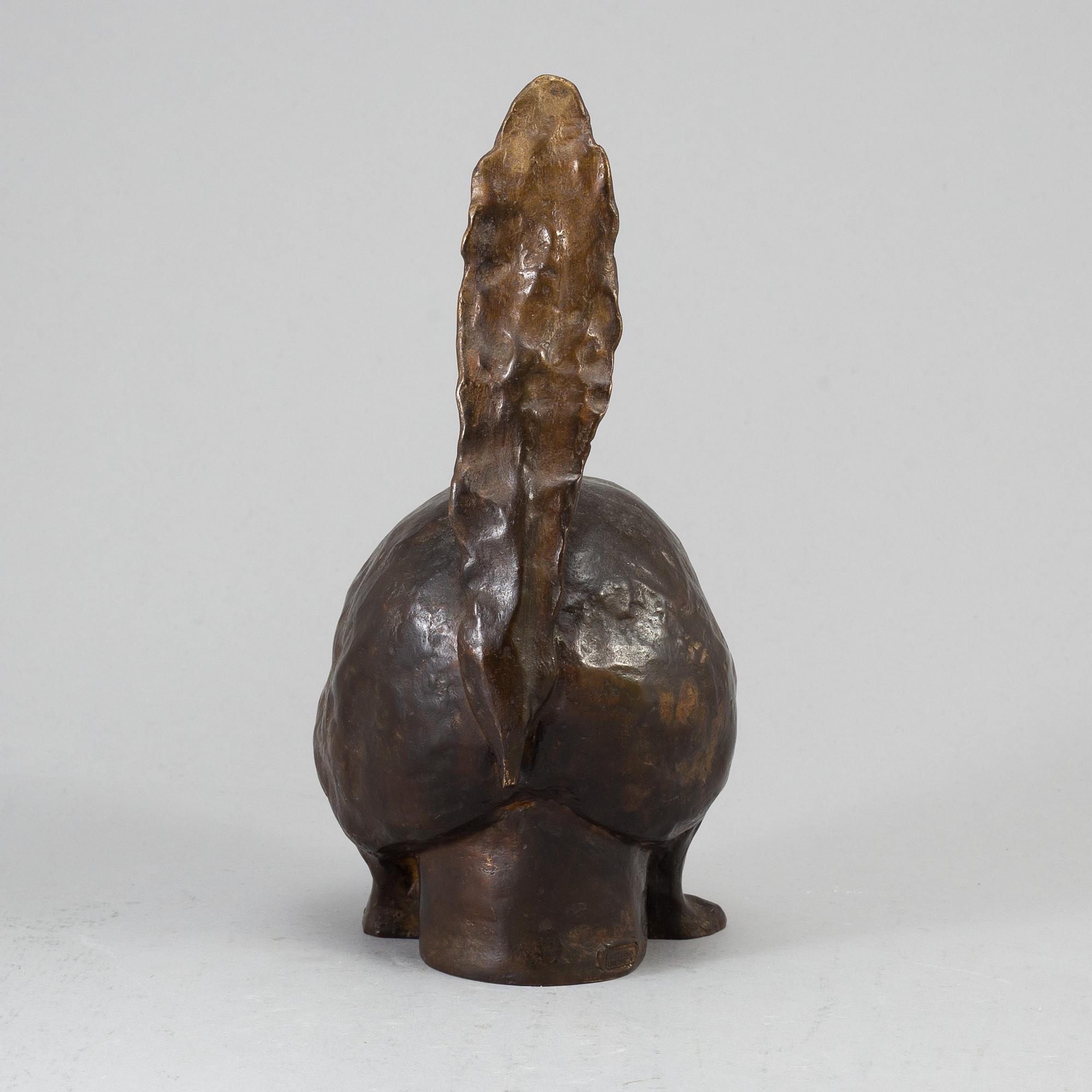 EINAR MALM, skulptur, brons, signerad EM och daterad -48.
