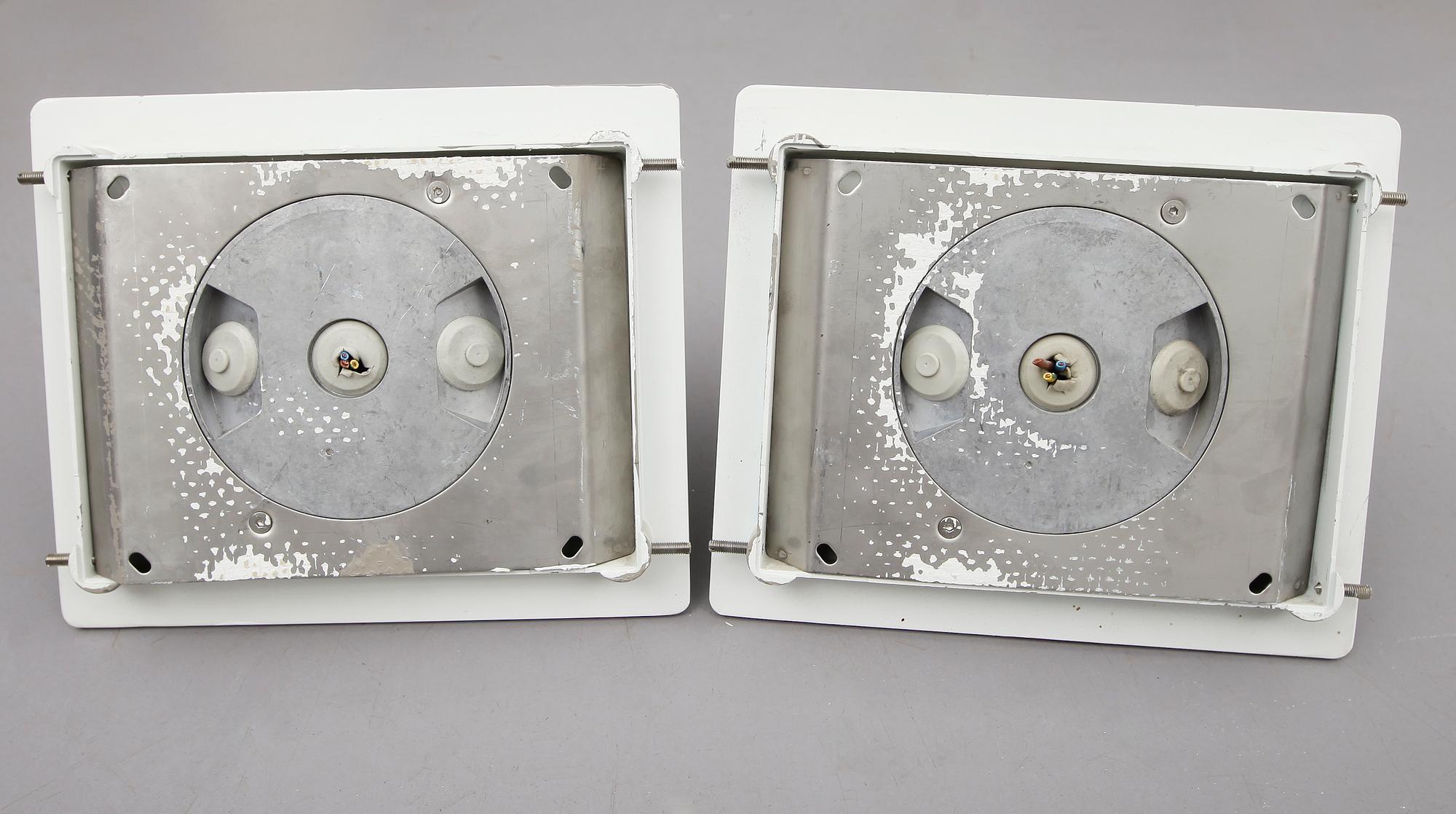 VÄGGLAMPOR, 2 st, Alfred Homann, Louis Poulsen, 1900-talets senare del.