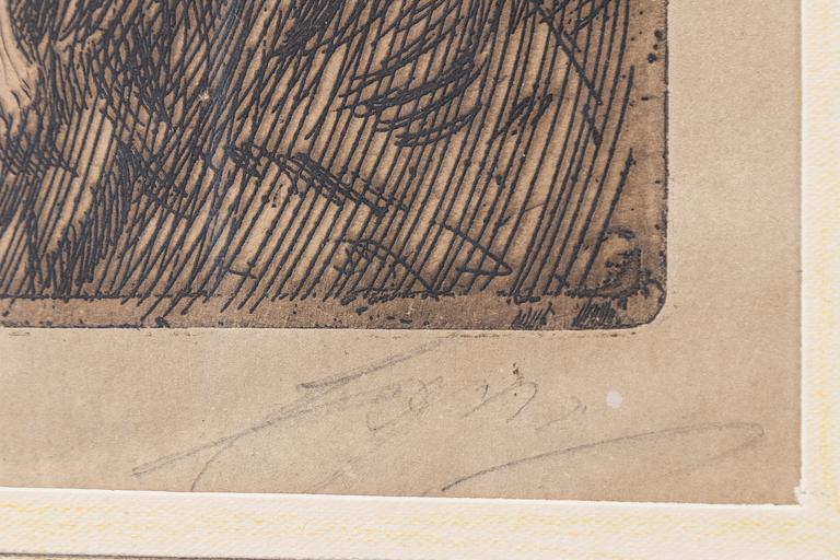 Anders Zorn, "Stående modell".