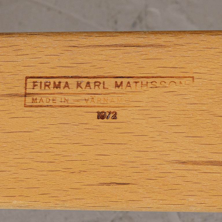 Bruno Mathsson, Armchair, "Eva", Firma Karl Mathsson, Värnamo, Sweden 1972.