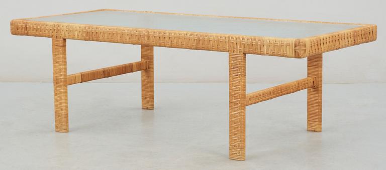 MÖBELGRUPP, 4 delar, rotting, 1900-talets andra hälft.