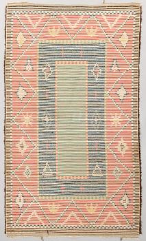 A Swedish wool rug, early 20th century, 192x118 cm.