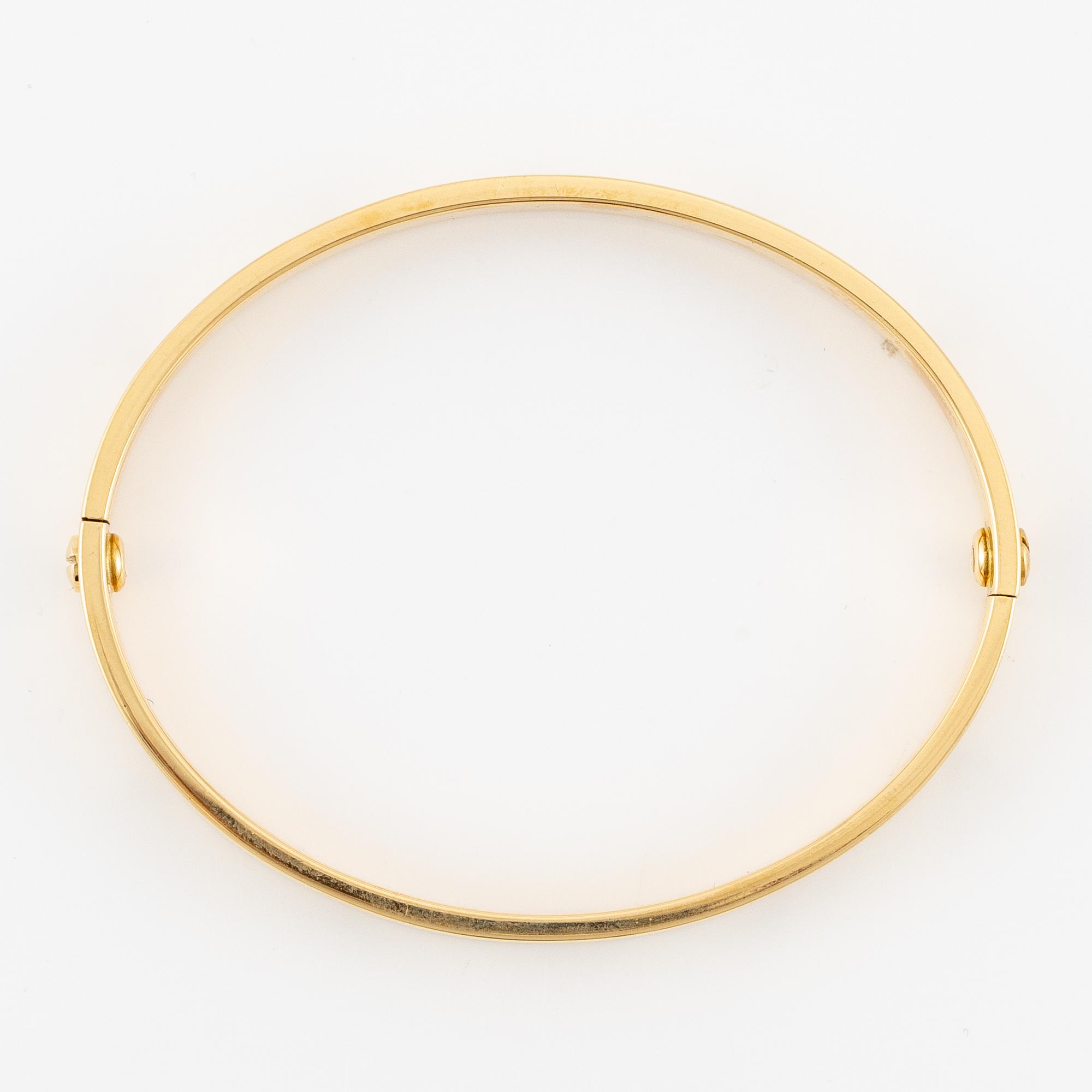 A Cartier bracelet "Love" 18K gold.