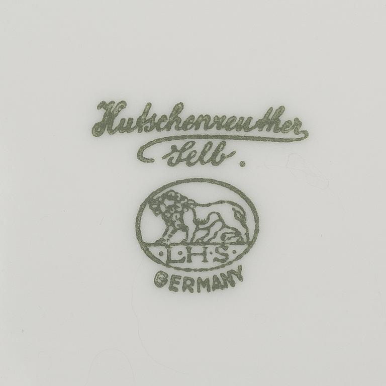 MATSERVIS, 70 delar, porslin, "Noblesse", Hutschenreuther, Selb, Tyskland 1950-60-tal.