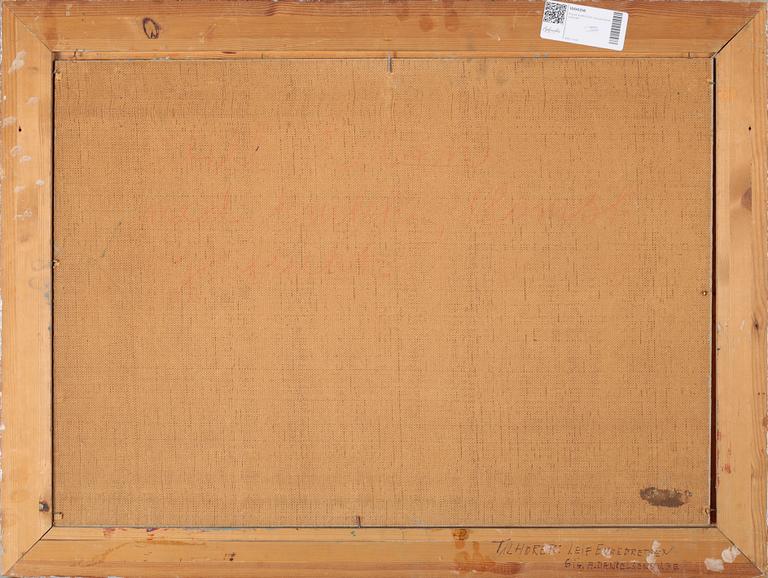 FOLKE KARLSSON, olja på pannå, signerad.