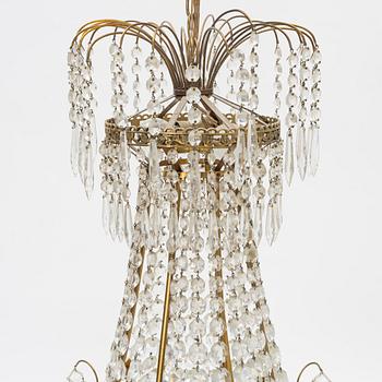 Ljuskrona, empirestil, 1900-talets mitt.