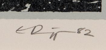 ESA RIIPPA, lithograph, signed, dated 82 and numbered 105/500.