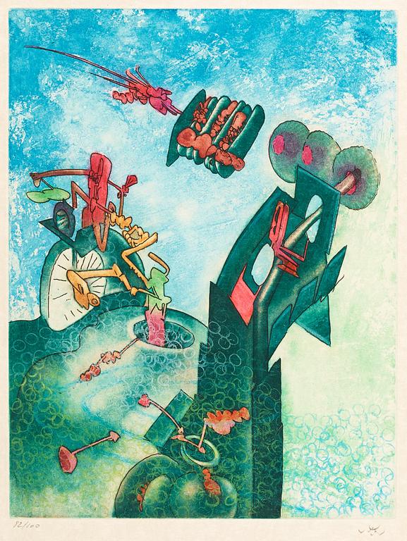 Roberto Matta, "Hom'mere (L'eautre)".