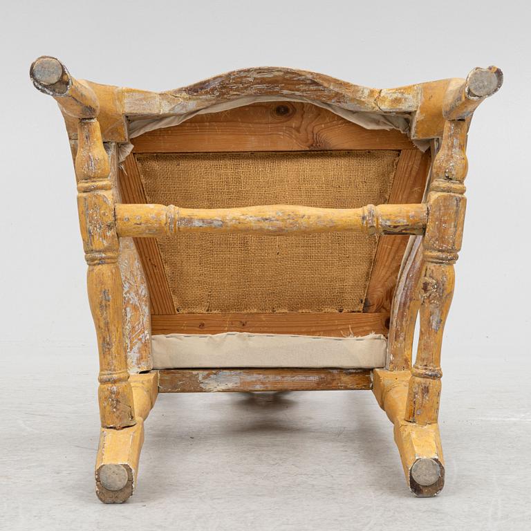 A Swedish Rococo chair, second half of the 18th Century.