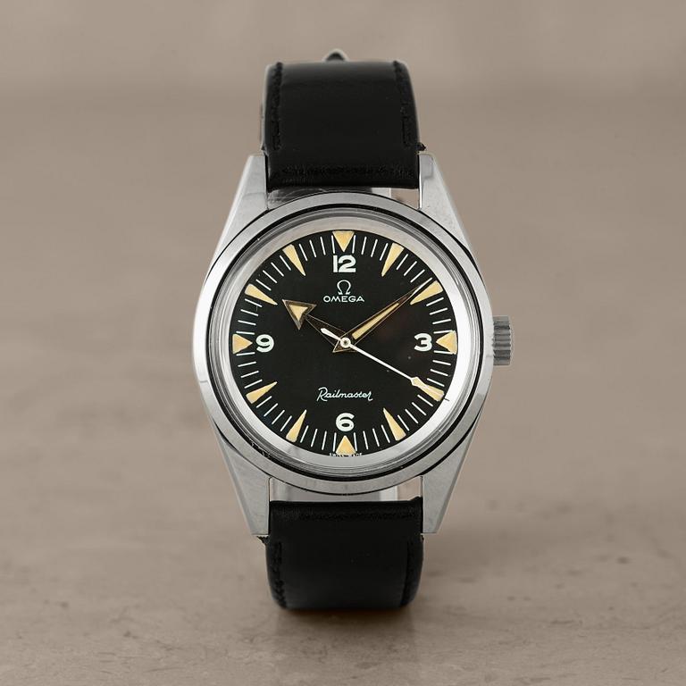 OMEGA, Railmaster, armbandsur, 38 mm,