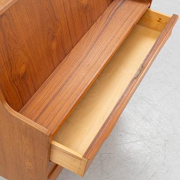 A teak writing desk, 1950-60s.