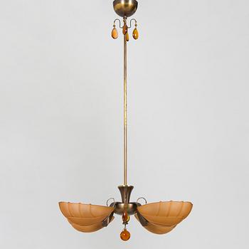 Paavo Tynell, A 1930s pendant ceiling lamp for Taito.