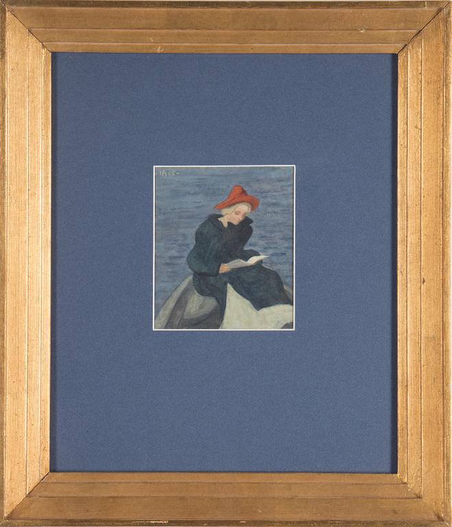 IVAR AROSENIUS, mixed media on paper, signed IA and dated -05.