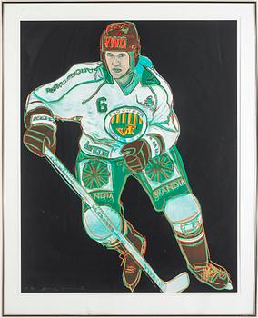 Andy Warhol · ANDY WARHOL, Färgserigrafi, 1986, signerad med blyerts 13/100, tryckt av Rupert Jasen Smith, New York.