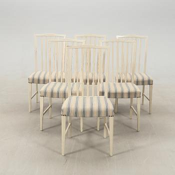 Chairs, 6 pieces, mid/second half of the 20th century.