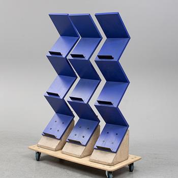 JONAS BOHLIN, three 'Zink' shelves from Källemo, Värnamo, designed in 1984.