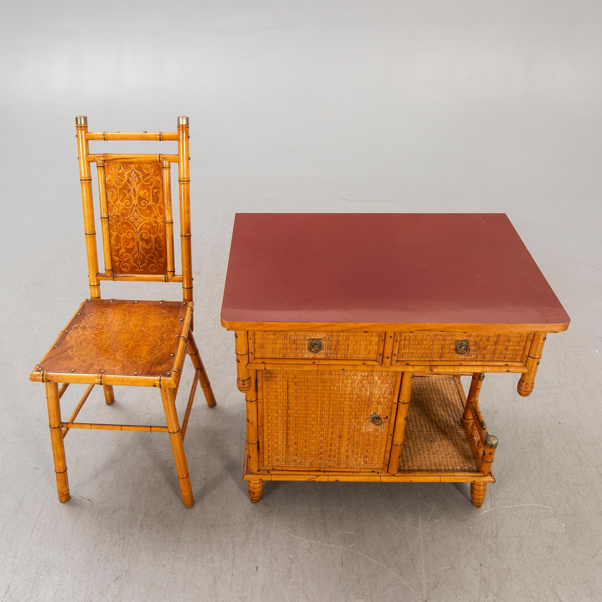 Table and chair Bodafors early 1900s.