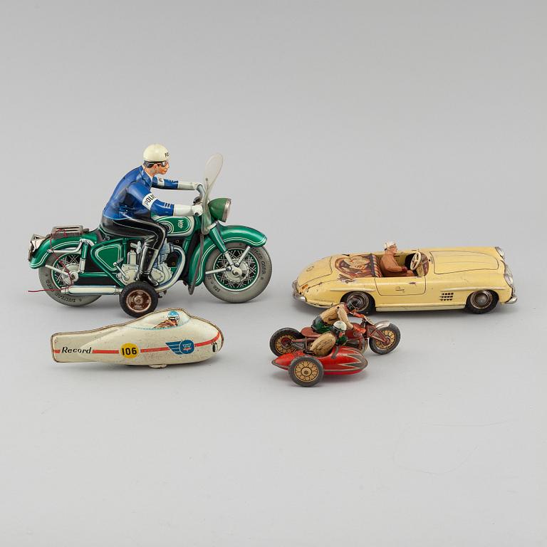 TOYS, 6 parts, including Technofix, Germany, middle of the 20th century.